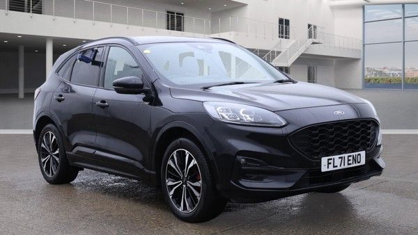 Used 2021 BLACK FORD KUGA for sale in Manchester