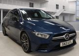 Used 2021 BLUE MERCEDES-BENZ A-CLASS for sale in Manchester