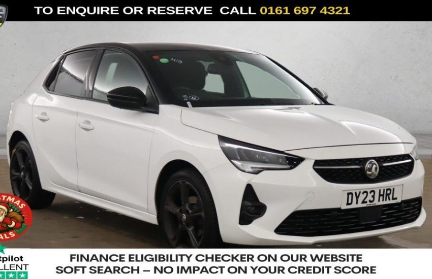 Used 2023 WHITE VAUXHALL CORSA for sale in Manchester