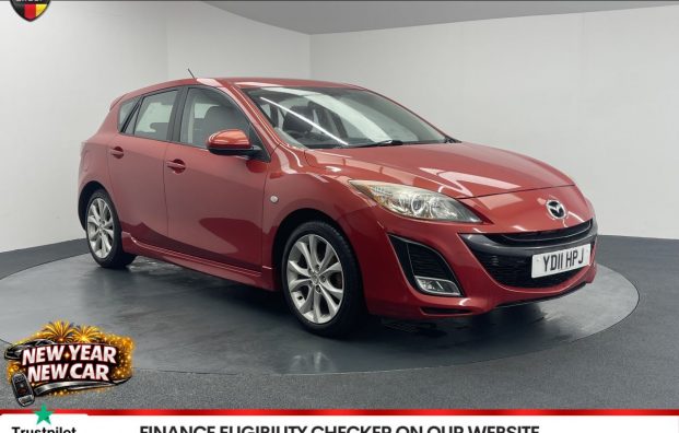 Used 2011 RED MAZDA MAZDA3 for sale in Manchester