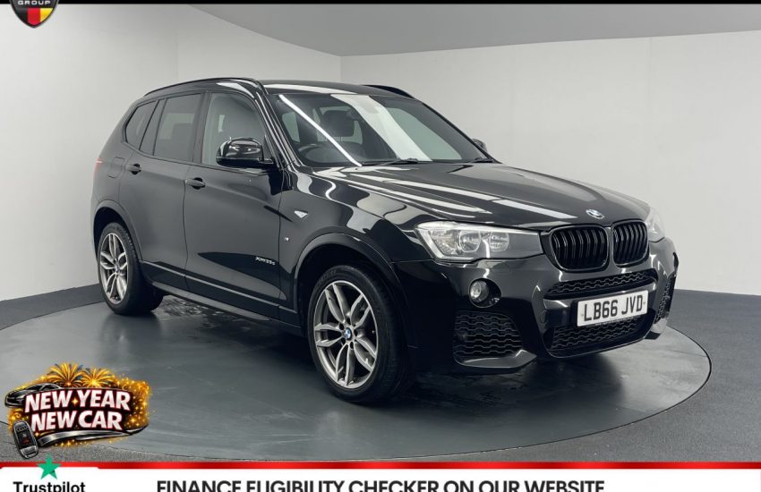 Used 2016 BLACK BMW X3 for sale in Manchester