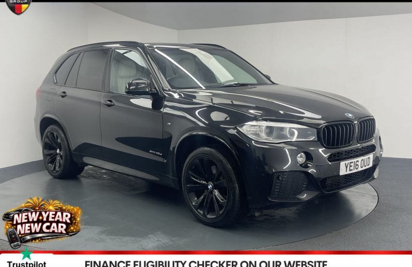 Used 2016 BLACK BMW X5 for sale in Manchester