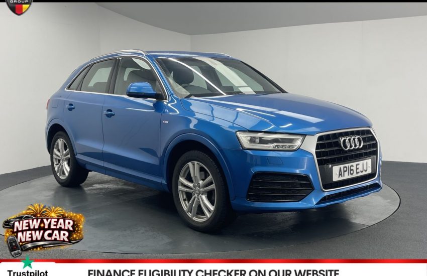 Used 2016 BLUE AUDI Q3 for sale in Manchester
