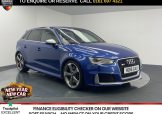 Used 2016 BLUE AUDI RS3 for sale in Manchester