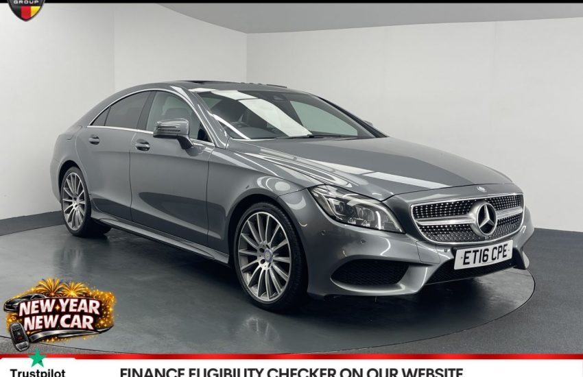 Used 2016 GREY MERCEDES-BENZ CLS CLASS for sale in Manchester