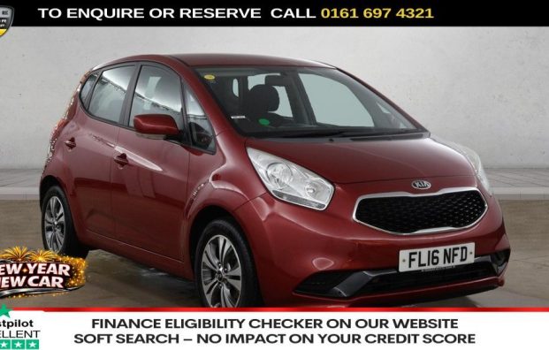 Used 2016 RED KIA VENGA for sale in Manchester