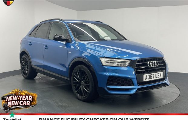 Used 2017 BLUE AUDI Q3 for sale in Manchester
