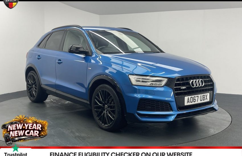 Used 2017 BLUE AUDI Q3 for sale in Manchester