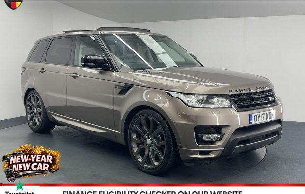 Used 2017 BROWN LAND ROVER RANGE ROVER SPORT for sale in Manchester