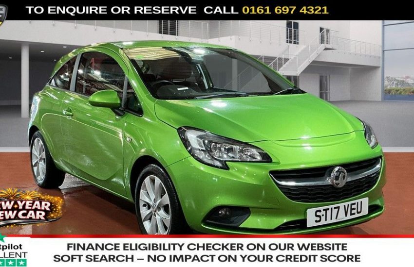 Used 2017 GREEN VAUXHALL CORSA for sale in Manchester