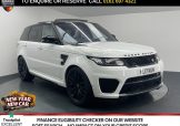 Used 2017 WHITE LAND ROVER RANGE ROVER SPORT for sale in Manchester