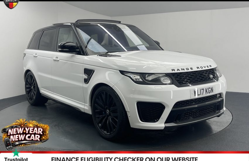Used 2017 WHITE LAND ROVER RANGE ROVER SPORT for sale in Manchester