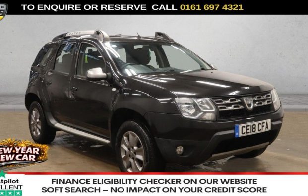 Used 2018 BLACK DACIA DUSTER for sale in Manchester