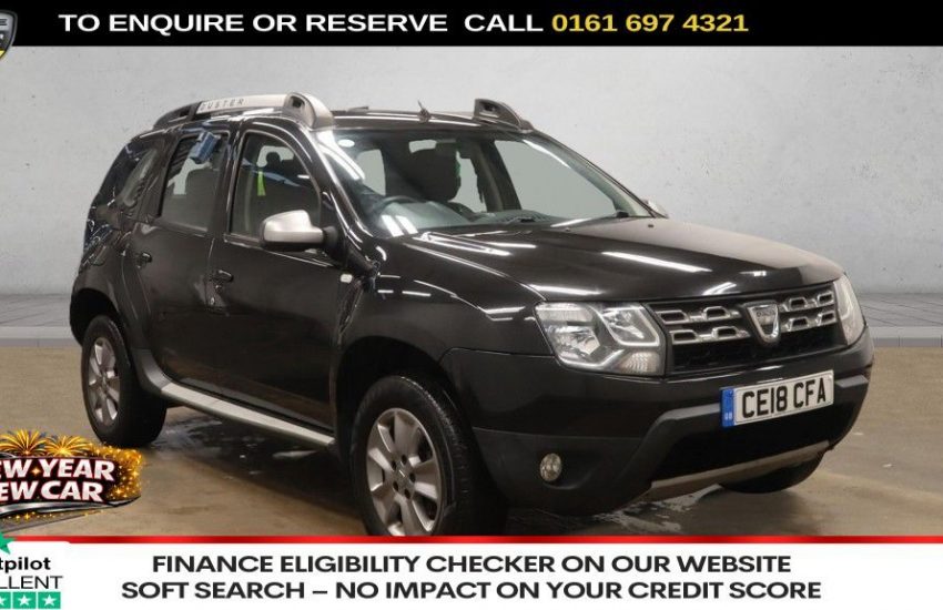 Used 2018 BLACK DACIA DUSTER for sale in Manchester