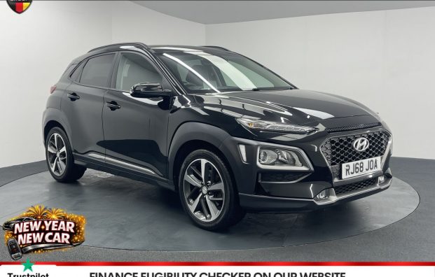 Used 2018 BLACK HYUNDAI KONA for sale in Manchester