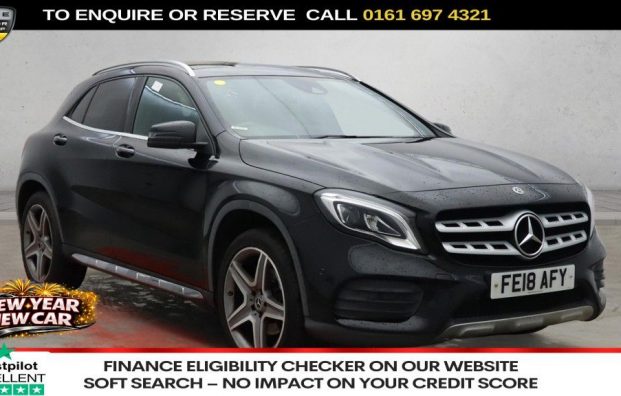 Used 2018 BLACK MERCEDES-BENZ GLA for sale in Manchester