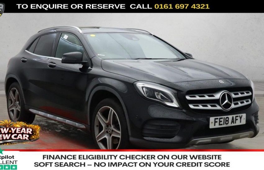 Used 2018 BLACK MERCEDES-BENZ GLA for sale in Manchester