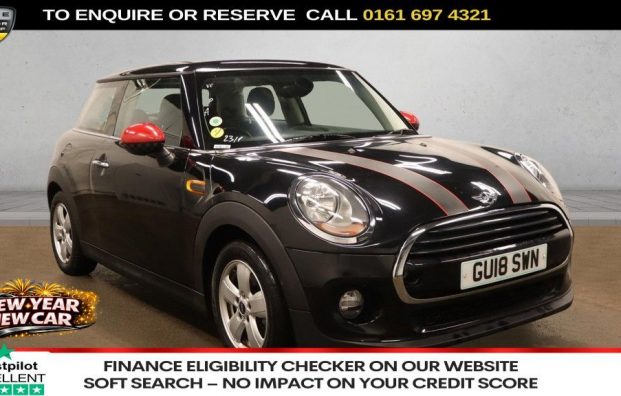 Used 2018 BLACK MINI HATCH for sale in Manchester