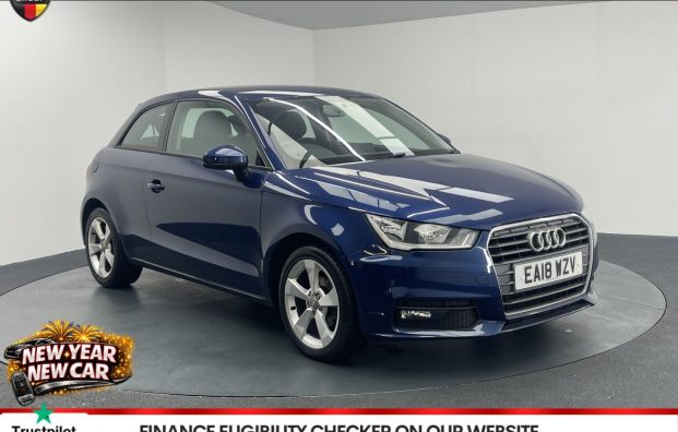 Used 2018 BLUE AUDI A1 for sale in Manchester