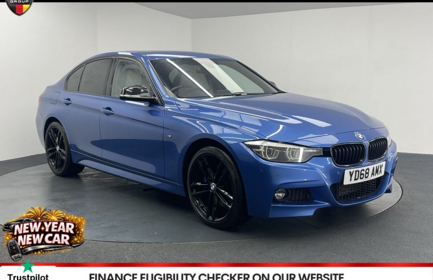 Used 2018 BLUE BMW 3 SERIES for sale in Manchester