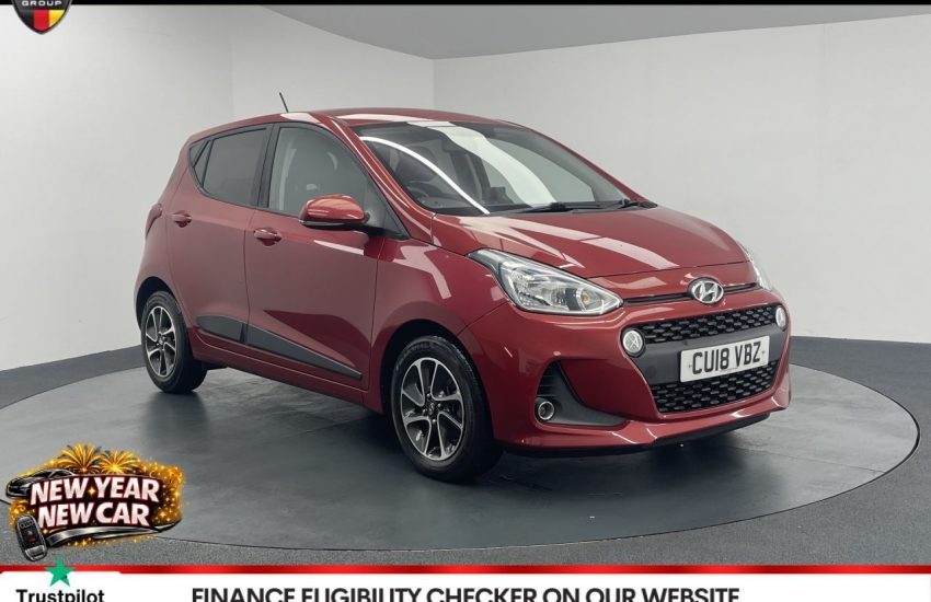 Used 2018 RED HYUNDAI I10 for sale in Manchester