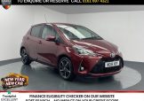 Used 2018 RED TOYOTA YARIS for sale in Manchester