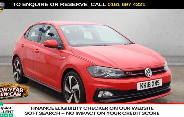 Used 2018 RED VOLKSWAGEN POLO for sale in Manchester