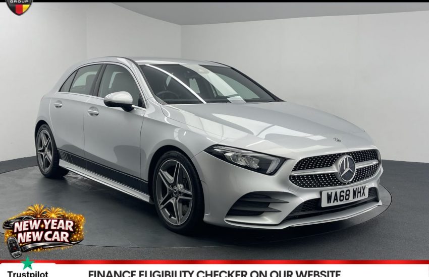 Used 2018 SILVER MERCEDES-BENZ A-CLASS for sale in Manchester