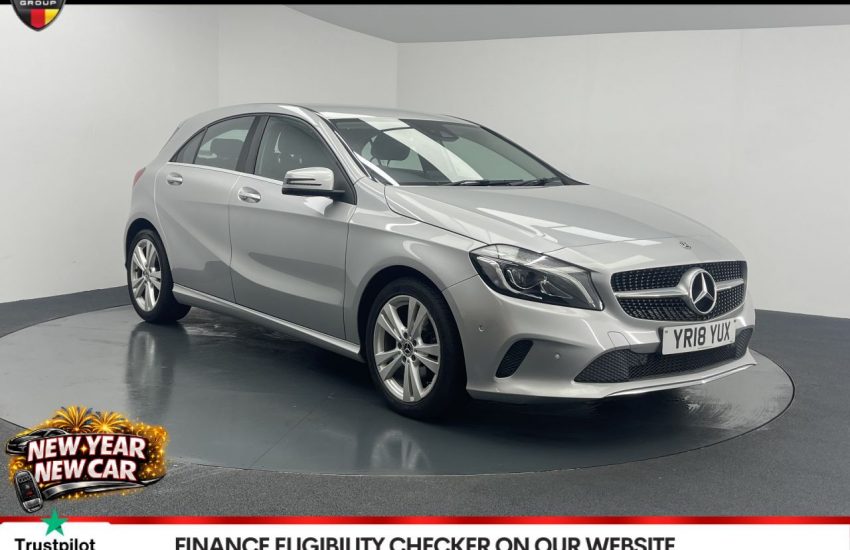 Used 2018 SILVER MERCEDES-BENZ A-CLASS for sale in Manchester