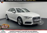 Used 2018 WHITE AUDI A4 for sale in Manchester