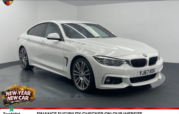 Used 2018 WHITE BMW 4 SERIES GRAN COUPE for sale in Manchester