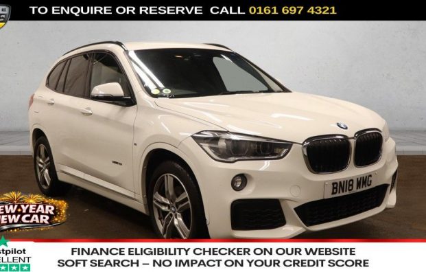 Used 2018 WHITE BMW X1 for sale in Manchester