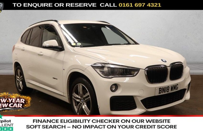 Used 2018 WHITE BMW X1 for sale in Manchester