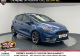 Used 2019 BLUE FORD FIESTA for sale in Manchester