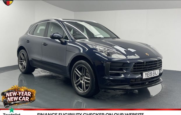Used 2019 BLUE PORSCHE MACAN for sale in Manchester