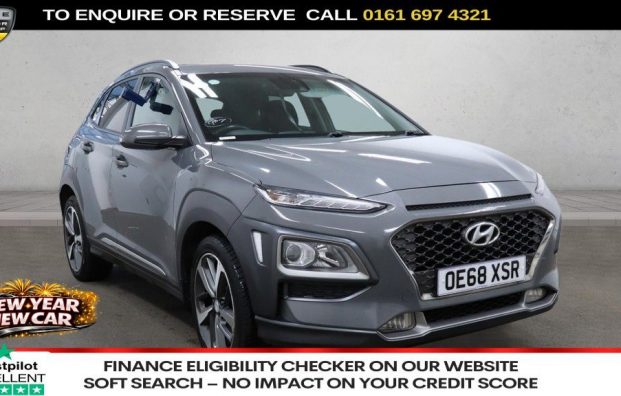Used 2019 GREY HYUNDAI KONA for sale in Manchester