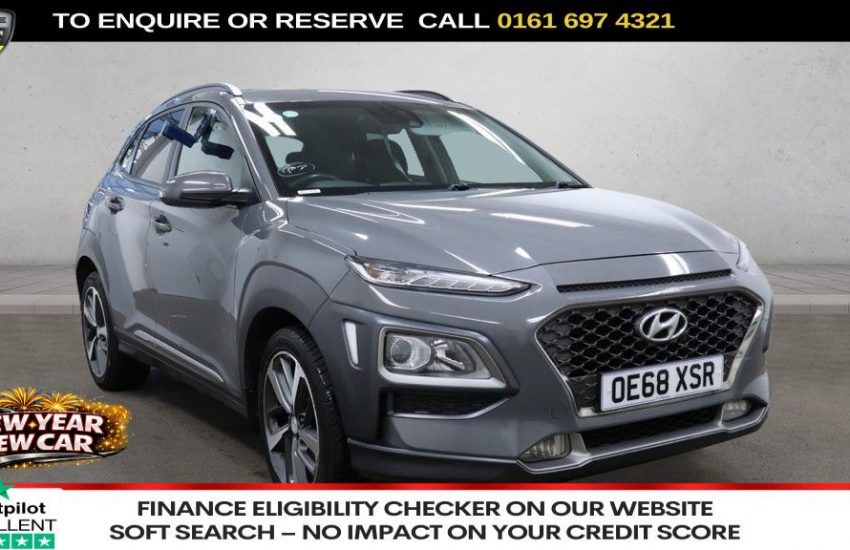 Used 2019 GREY HYUNDAI KONA for sale in Manchester