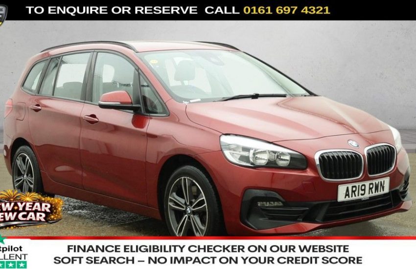 Used 2019 RED BMW 2 Series GRAN TOURER for sale in Manchester