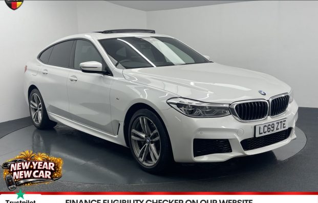 Used 2019 WHITE BMW 6 SERIES GRAN TURISMO for sale in Manchester