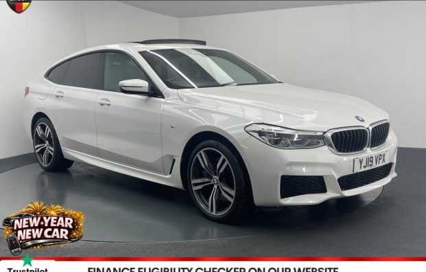 Used 2019 WHITE BMW 6 SERIES GRAN TURISMO for sale in Manchester
