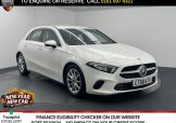 Used 2019 WHITE MERCEDES-BENZ A-CLASS for sale in Manchester