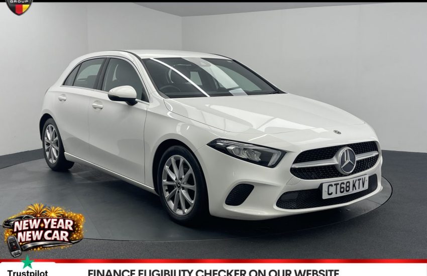 Used 2019 WHITE MERCEDES-BENZ A-CLASS for sale in Manchester