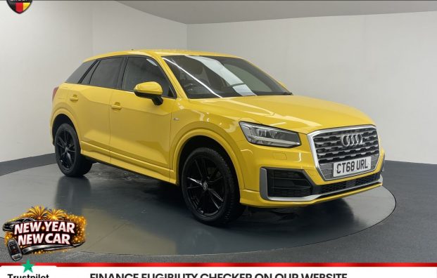 Used 2019 YELLOW AUDI Q2 for sale in Manchester