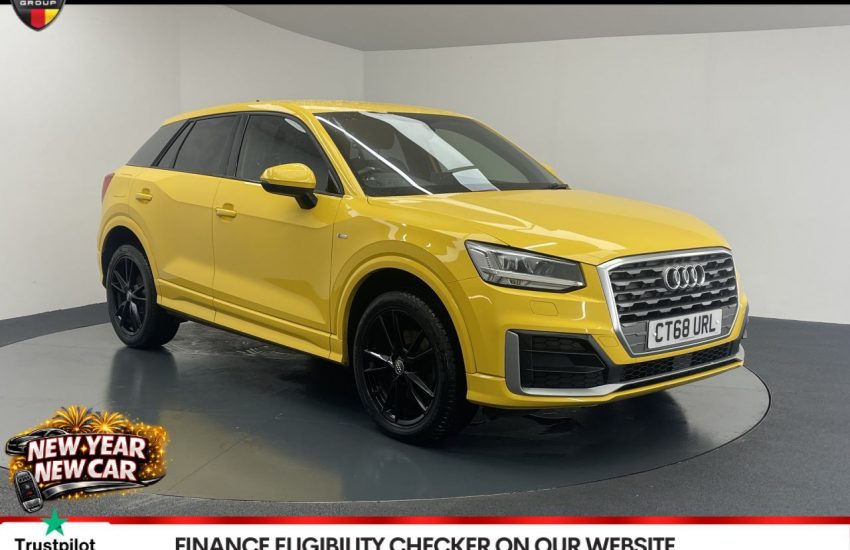 Used 2019 YELLOW AUDI Q2 for sale in Manchester
