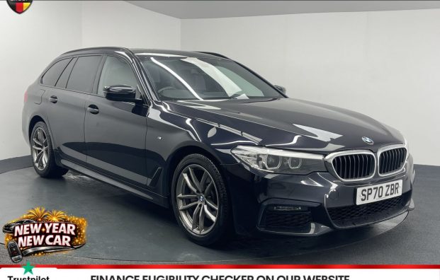 Used 2020 BLACK BMW 5 SERIES for sale in Manchester