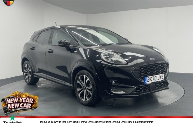 Used 2020 BLACK FORD PUMA for sale in Manchester