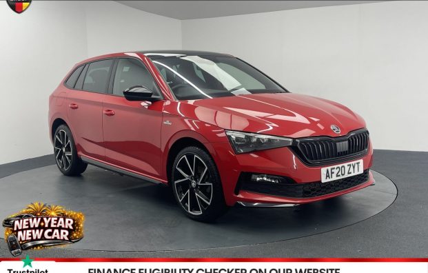 Used 2020 RED SKODA SCALA for sale in Manchester