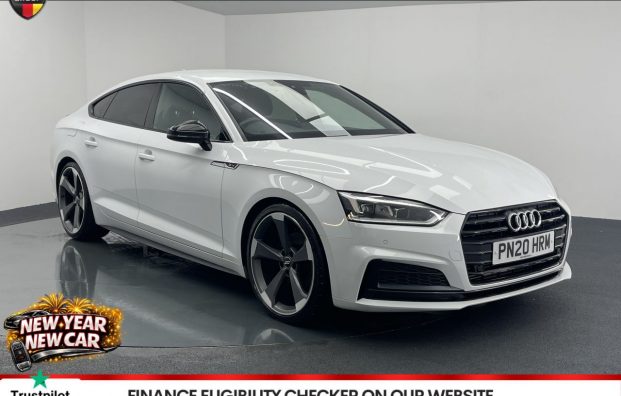 Used 2020 WHITE AUDI A5 for sale in Manchester