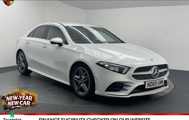 Used 2020 WHITE MERCEDES-BENZ A-CLASS for sale in Manchester
