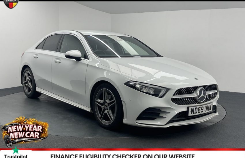 Used 2020 WHITE MERCEDES-BENZ A-CLASS for sale in Manchester